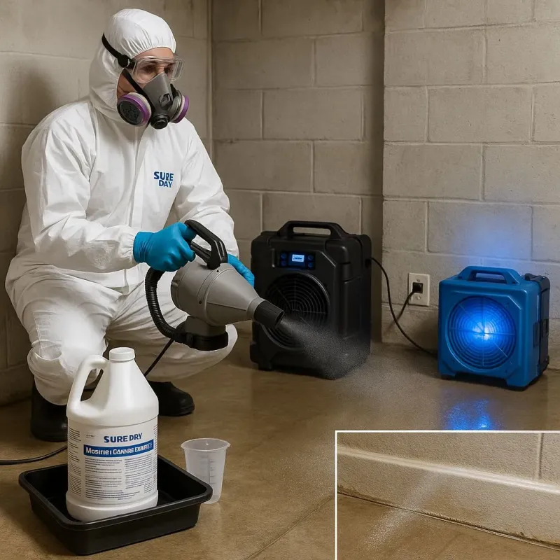 Sanitization and Odor Removal process in Lackland Air Force Base, TX