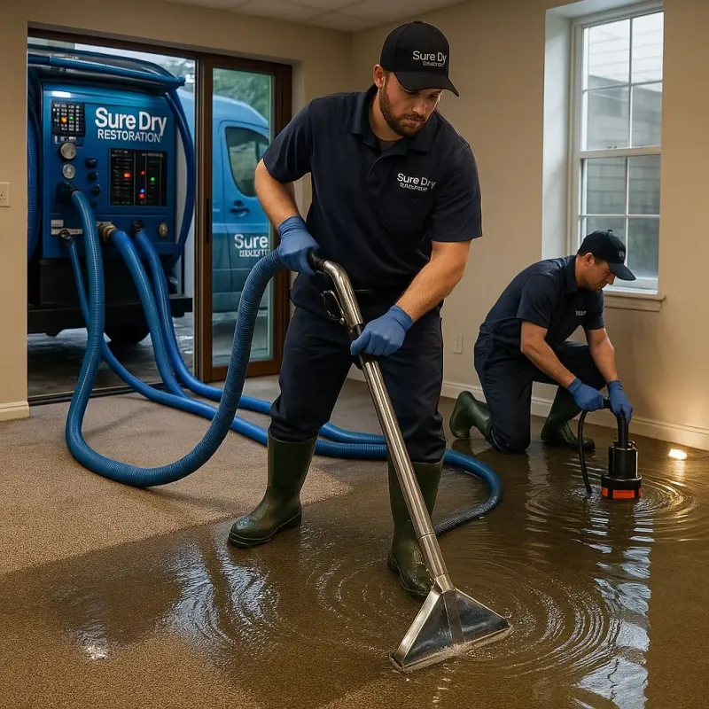 Water Extraction and Removal process in Lackland Air Force Base, TX